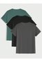 3-Pack Crew Neck Basic T-Shirt - 2