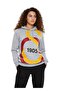Gray Sweatshirt with Big Logo and Flag Gift - 2