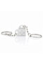 Heart-Shaped Lego Designed Double Keychain – Special for Lovers, Red Heart Keychain Set