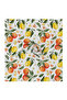Lemon and Orange Digital Printed Upholstery Sofa Fabric, Throw Pillow, Cushion Covering Fabric
