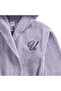 Kids Hooded Bathrobe | Monogrammed Letter 'U' | Soft Cotton Comfort - 2