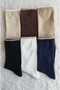 6 Pairs of Women's Socks with Fine Lines on the Wrist, Flat - 2