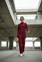 Women's Loose Fit Half Turtleneck Tunic and Bottom Top Set with Elastic Waist Pants - 5