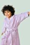 Kids Hooded Bathrobe | Monogrammed Letter 'D' | Soft Cotton Comfort - 4