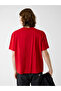 Gj Short Sleeve Large Size Baker Logo Men's Red T-Shirt M6Ri45K8Hm0-G585 - 3