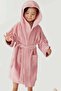 Kids Hooded Bathrobe | Monogrammed Letter 'G' | Soft Cotton Comfort - 4