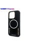 iPhone 16 Pro Compatible 3D Interchangeable Magsafe Enabled Protection Magnetic Silicone Case Black - 2