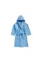 Kids Hooded Bathrobe | Monogrammed Letter 'T' | Soft Cotton Comfort