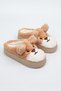 Women's Plush House Slippers, Noiseless Plush Slippers, Figured Plush Slippers, Non-Slip Sole Plush Slippers - 3