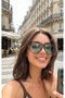 Zeus- Sunglasses Uv400 Protection Pilot Leopard Green Unisex New Season with Case and Wipe Cloth as a Gift - 7