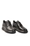 Black Genuine Leather Lace-Up Men's Casual Shoes 1042 m - 3