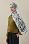 Flora Luxe Vual Silk Shawl Gray