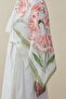 Blossy Voile Silk Shawl Green - 5