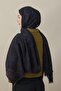 Etro Pattern Wool Silk Shawl Anthracite - 4