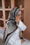 Bohemian Ethnic Silk Voile Shawl Black - 4