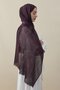 Etro Pattern Wool Silk Shawl Burgundy - 3