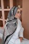 Bohemian Ethnic Silk Voile Shawl Black - 3