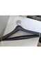 10 Pieces Luxury Black Hangers Wood Look Plastic a Quality Clothes Hanger