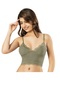 Crop Suit with Straps, Lace and Padded Bustier Bralette, 95% Cotton