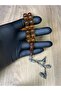 High-End Vintage Collectible Crimped Amber Prayer Beads - 4