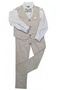 Limi Boys' Casual Stylish Linen Vest Shirt Pants 3-Piece Set - 2