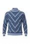Men's Half Turtleneck Blocky Sweater - 4