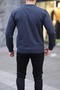 Crew Neck Basic Men's Sweatshirt - 3