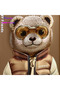 Compatible with iPhone 16 |   Cool Cute 2.0 Teddy Bear Case with 3D Embroidery and Zipper Detail - 6