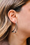 Vip Geometric Earrings Metal Earrings with Steel Tips 2cm - 6