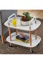 OneDcor Rolling Storage Cart with Wheels & Handle – Multi-Purpose Utility Trolley - 4