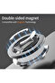 Magnetic Phone Ring Holder Kickstand - Double-Sided MagSafe Compatible Finger RingGrip, 360°Rotation - 5