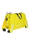 Children's Ride-On Suitcase with Wheels - Cute Cartoon Rolling Luggage for Kids, Travel Outdoor Fun