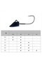 Gekkabijin Darting Jig Head Ss Needle Metallic Black-No:8-1 Gr - 5