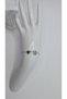 Stainless Steel Silver Color Three-Dimensional Heart Detailed -M- Letter Bracelet - 5