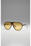 Unisex Women's Men's Uv400 Protected Framed Pilot Sunglasses with Drop Case and Cleaning Cloth as a Gift - 2
