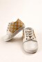 Genuine Patterned Leather Shoes, Non-Slip Sole, Flexible First Step Shoes - 3