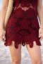 Women's Crochet Zero Sleeve Beach Dress - 2
