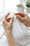 Dior Sequin Fine Knitting Yarn (2 Pieces) – 75% Cotton 25% Pes, 100 g / 310 M, Shawl and Accessory Knitting - 3