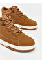 Brown Boy's Lace-Up High-Top Sneakers - 3