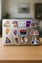 Stranger Things Tv Series Phone Laptop Bullet Journal Adhesive Foil Sticker Pack (20 Pcs) - 4