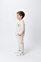 Boys' 100% Cotton 3-Piece Casual Sports Set Jacket T-Shirt Pants - 3