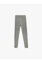 Viscose Blend Ribbed Slim Fit Basic Knitwear Trousers