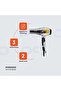 Lifestyle Crystal Shell Hair Dryer 2000W with Negative Ions & 3 Heat Settings - 4