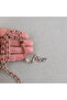 Glowing in the dark cat's eye alpaca tasseled white cut 7x11mm rosary- brown - 2