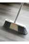 BB2109 Grey Force Floor Broom with Metal Handle - Soft Dense Bristles for Indoor Cleaning