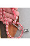 Glow-In-The-Dark Cat's Eye Alpaca Tassel Cut 7X11Mm Prayer Beads - Red - 6