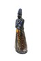 Ceramic Whirling Dervish Figurine – Sufi Dancer Sculpture, Spiritual Home Decor Ornament - Black/Y - 2
