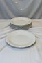 Luxury 6-Person Porcelain Cake Plate Set Gold Gilded