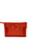 Turuncu File Clutch Çanta - 2