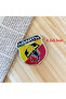 Fiat Abarth Logo 3D Abarth Emblem Aluminum Abarth Badge Sticker 3 Piece Set Imported - 2